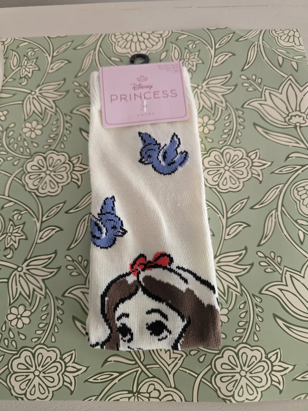 Disney Princess Socks - Snow White, Moana or Cinderella